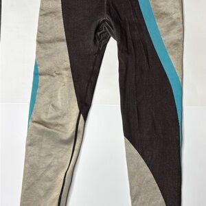 Fabletics Brown and Teal Leggings